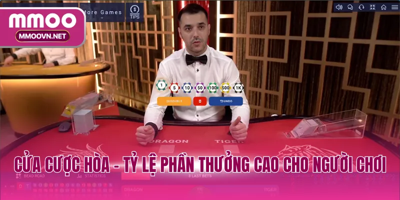 Cửa cược hòa - Tỷ lệ phần thưởng cao cho người chơi